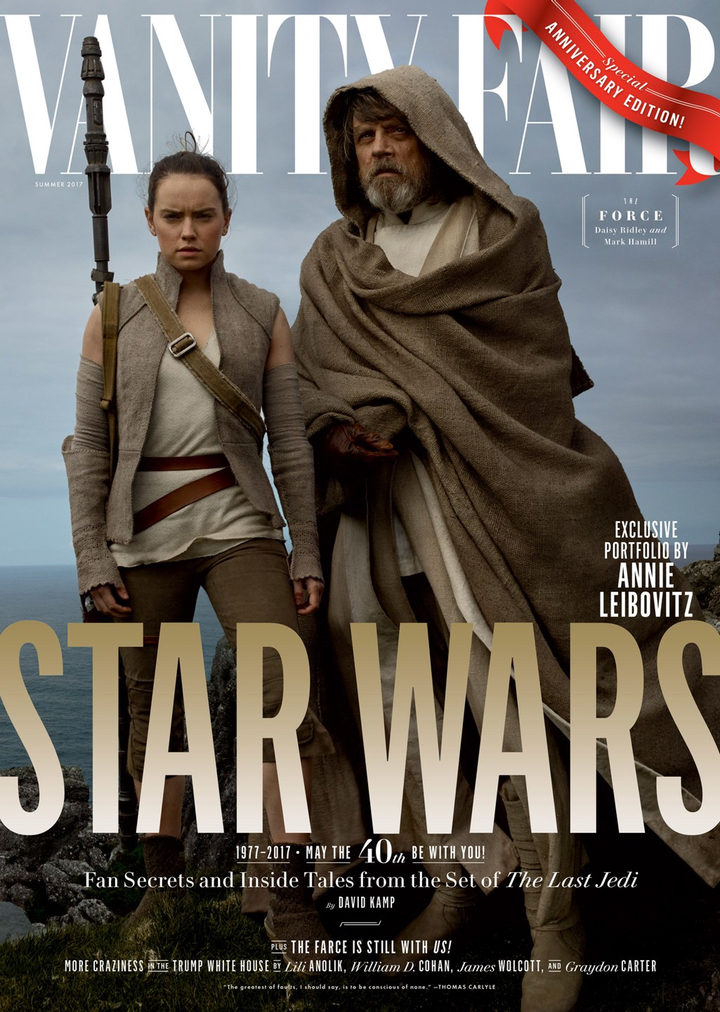 Portada de Vanity Fair de Rey y Luke