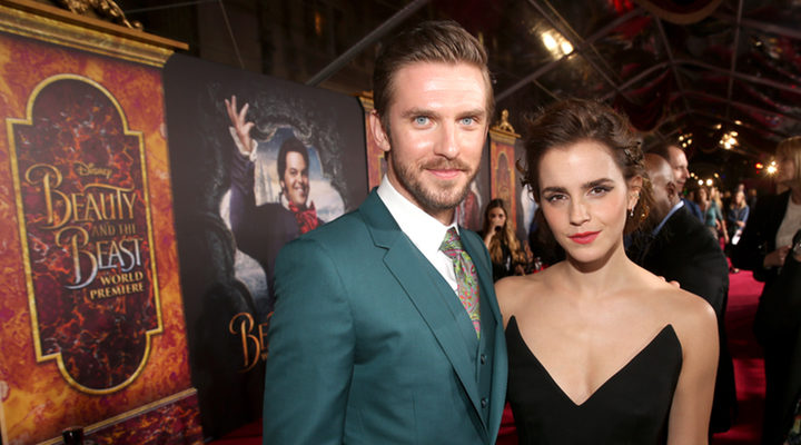  Dan Stevens y Emma Watson