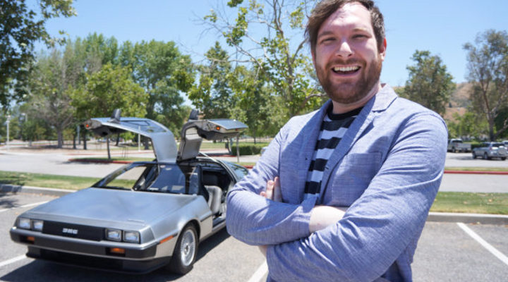 Spencer White y su DeLorean