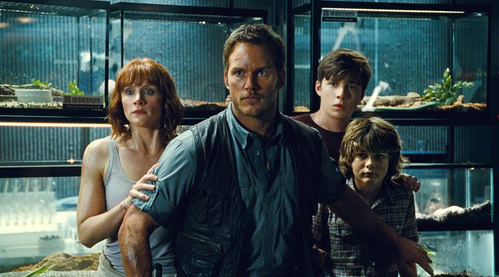 'Chriss Pratt y Bryce Dallas Howard en 'Jurassic World'