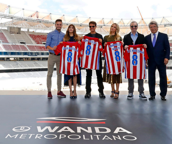  El reparto de 'La Momia' en el Wanda Metropolitano