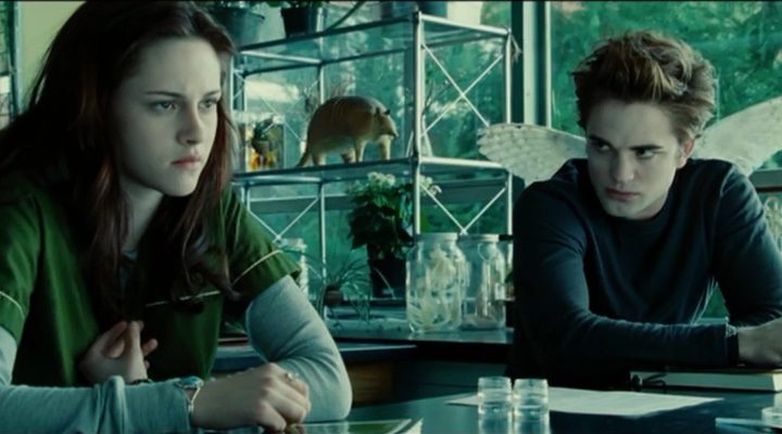 Robert Pattinson y Kristen Stewart en 'Crepúsculo'