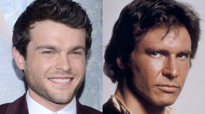  Alden Ehrenreich y Harrison Ford