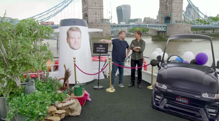  The late late Show, Cruise y Corden