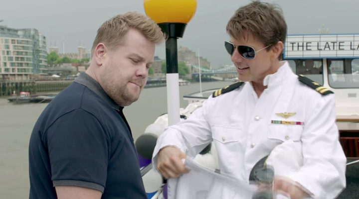  Tom Cruise y James Corden