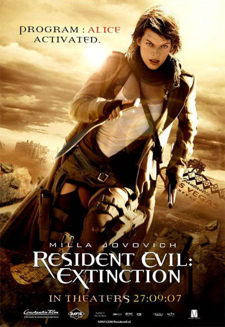 Dos nuevos carteles de 'Resident Evil: extinction'