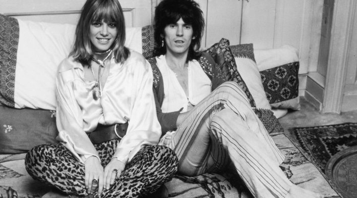 Anita Pallenberg y Keith Richards