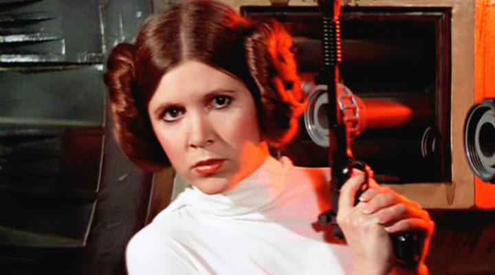 Carrie Fisher como Leia Skywalker