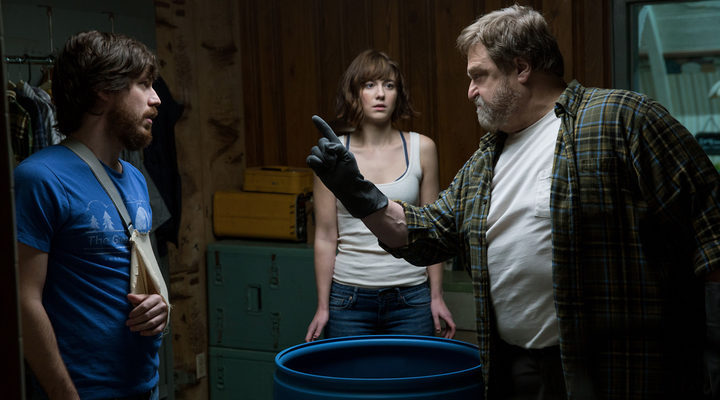 John Goodman, Mary Elizabeth Winstead y John Gallagher Jr. en 'Calle Cloverfield 10'