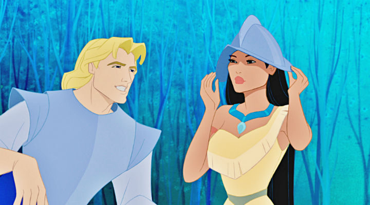 John Smith conoce a Pocahontas