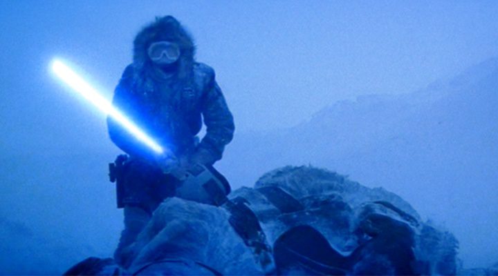  Secuencia en la que Han solo le corta el vientre al tauntaun