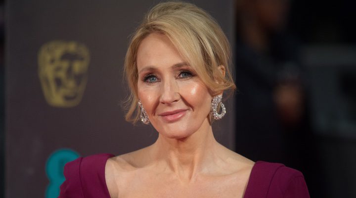 J.K. Rowling en una entrega de premios