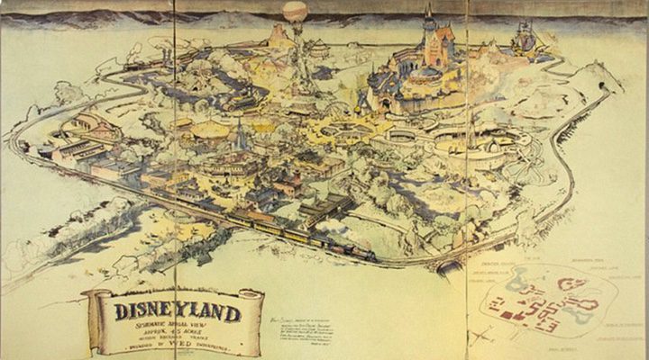  mapa Disneyland