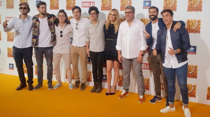  Morat y Álvaro Soler en la premiere de 'Gru 3, mi villano favorito'