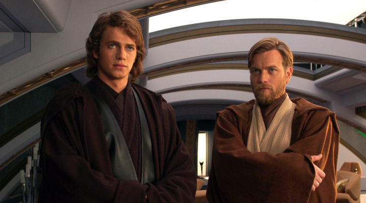  'Star Wars' Anakin y Obi-Wan Kenobi