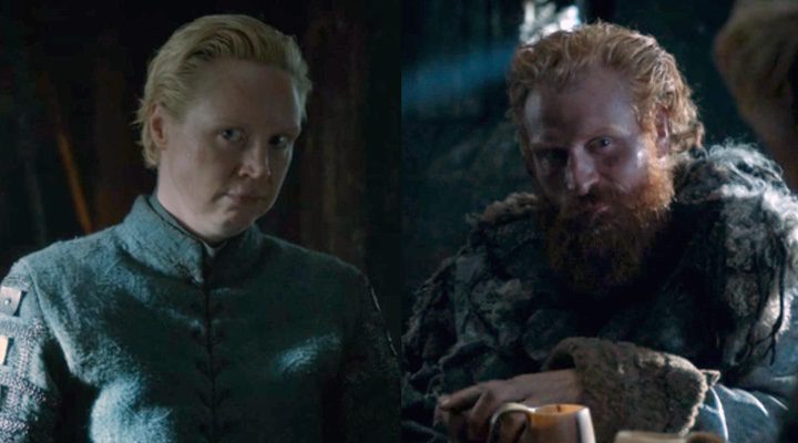  Brienne y Tormund comenzando su relación.