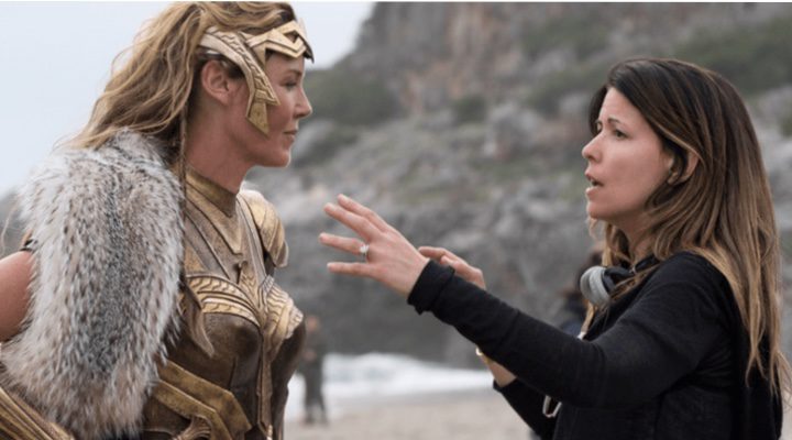 Patty Jenkins y Connie Nielsen en el rodaje de 'Wonder Woman'