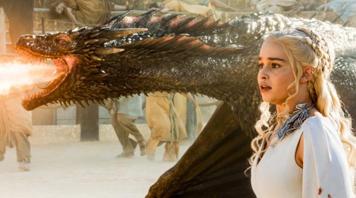 Emilia Clarke como Khaleesi en 'Juego de Tronos'