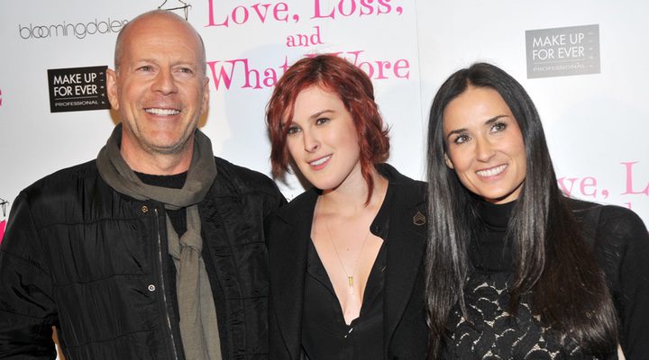 Bruce Willis, Rumer Willis y Demi Moore