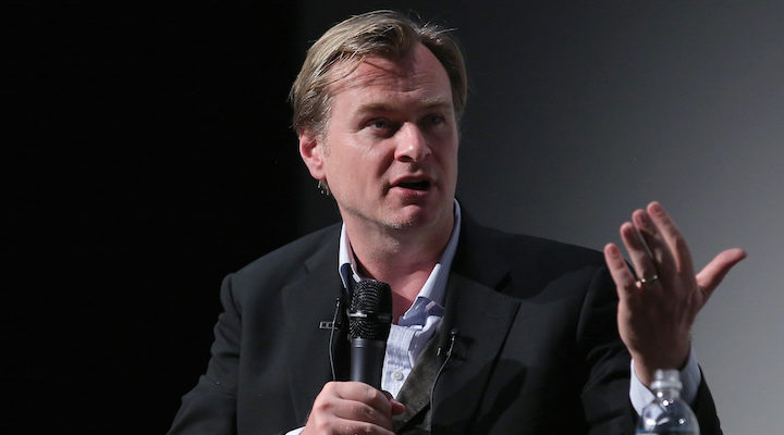 Christopher Nolan durante una entrevista