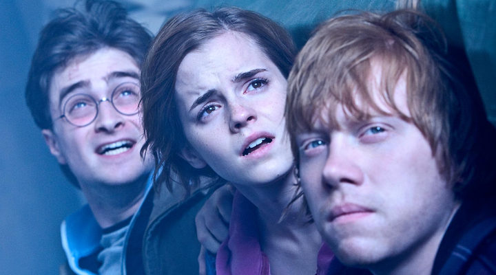 Rupert Grint, Emma Watson y Daniel Radcliffe