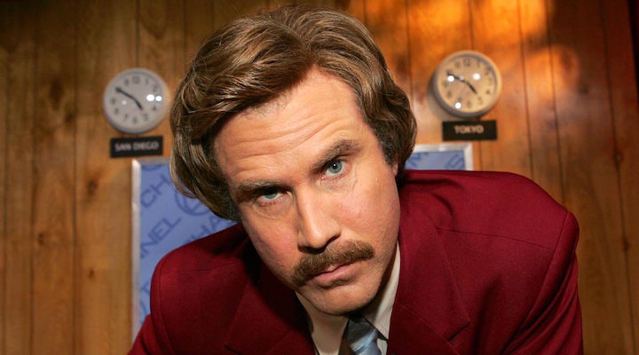 Will Ferrell en 'Anchorman'