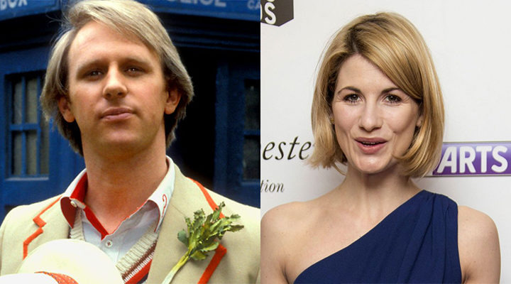 Peter Davison y Jodie Whittaker