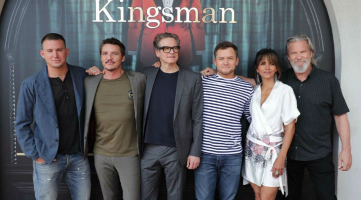 El reparto de 'Kingsman: El círculo de oro' en Comic-Con 2017