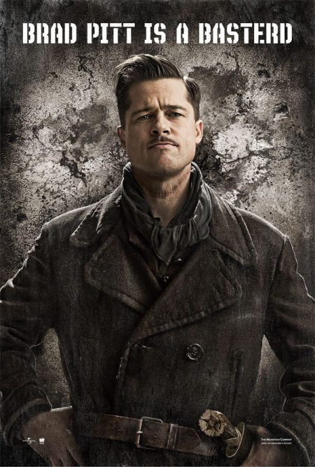 Cartel de Brad Pitt en 'Inglorious Basterds'