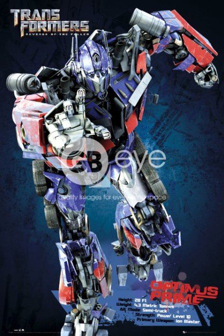 Carteles de personajes de 'Transformers 2'