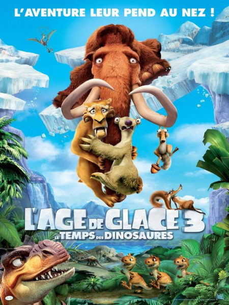 Cartel francés de 'Ice Age 3'