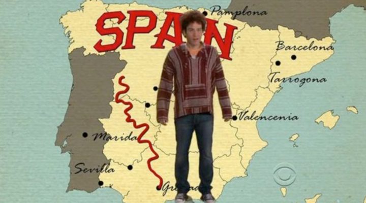  Ted Mosby hablando de España en 'Cómo conocí a vuestra madre'