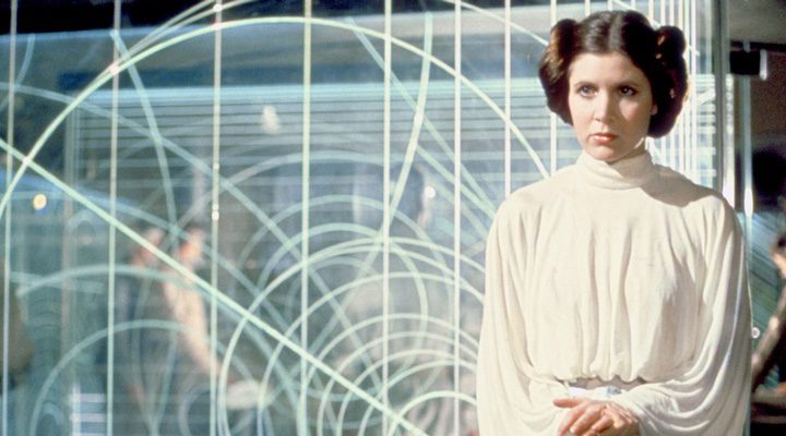 Carrie Fisher como Leia Organa en 'Star Wars'