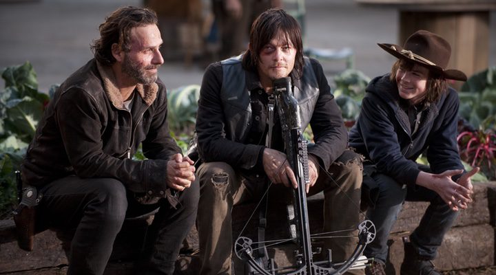 Rick, Daryl y Carl