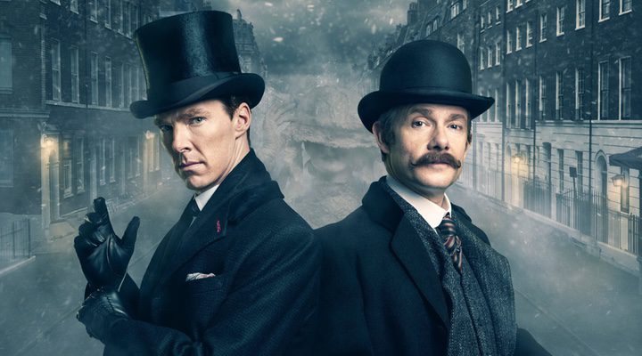  Bennedict Cumberbatch y Martin Freeman en Sherlock