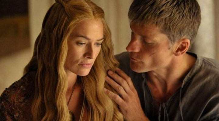 Cersei y Jaime Lannister en 'Juego de tronos'