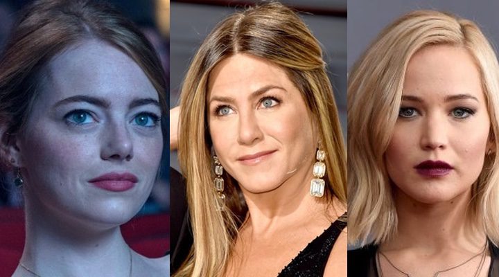 Emma Stone, Jennifer Aniston y Jennifer Lawrence