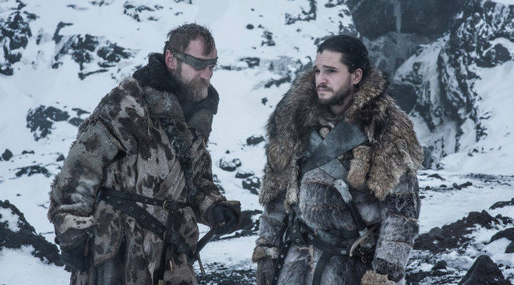 Jon Snow y Beric Dondarrion