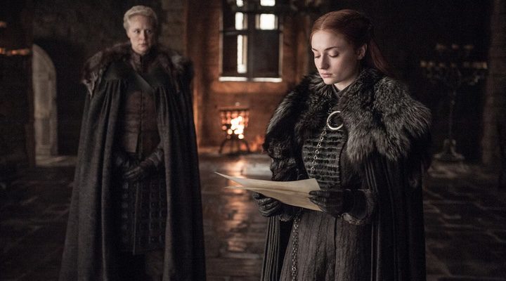 Gwendoline Christie y Sophie Turner en 'Juego de Tronos'