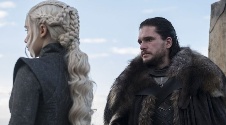 Jon Snow y Daenerys en 'Juego de Tronos'