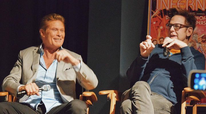  David Hasselhoff y James Gunn