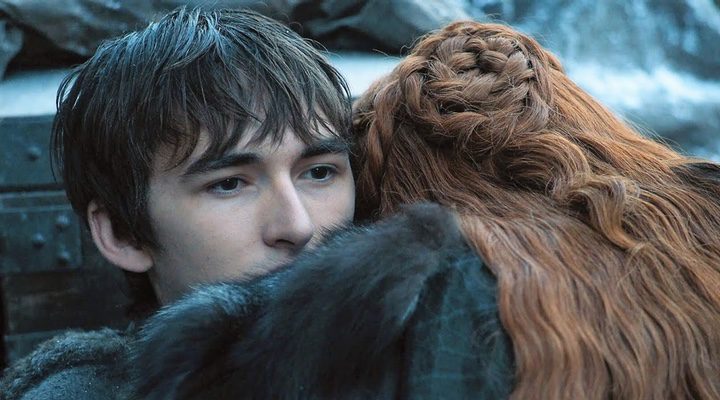 Sophie Turner e Isaac Hempstead Wright en 'Juego de Tronos'