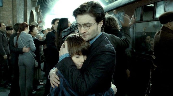 Albus Severus y Harry Potter