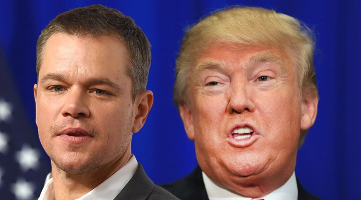 Matt Damon y Trump