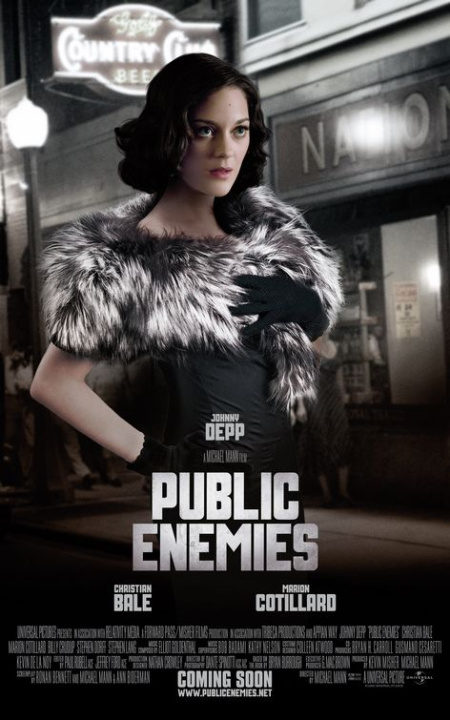 Tres nuevos carteles de 'Public Enemies'