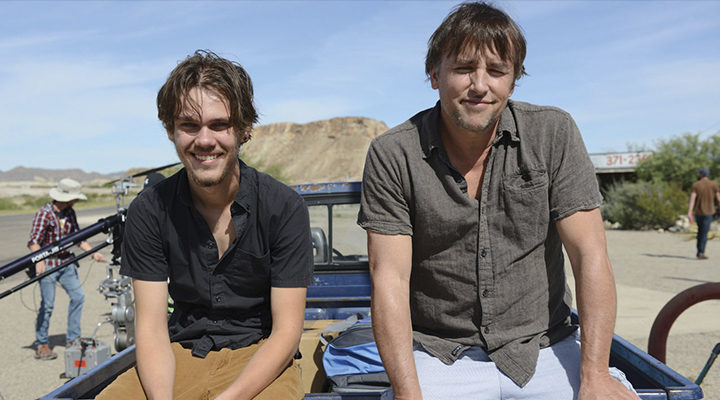 Ellar Coltrane y Richard Linklater