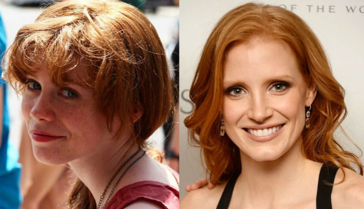 Sophia Lillis y Jessica Chastain