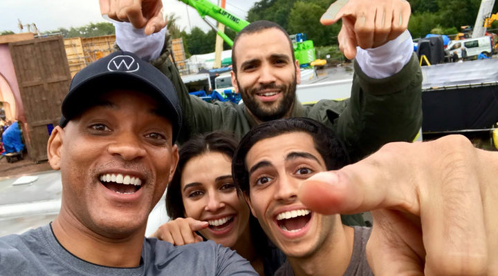 Protagonistas del remake de 'Aladdin'