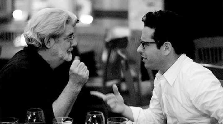 J.J. Abrams y George Lucas