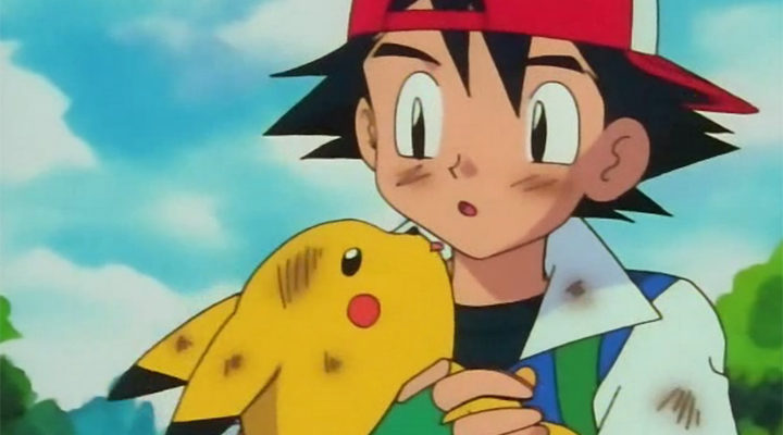 Ash y Pikachu